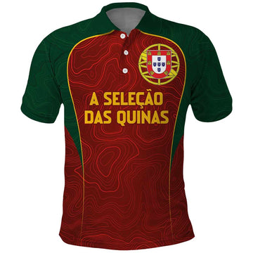 Custom Portugal Football Polo Shirt A Selecao das Quinas LT03