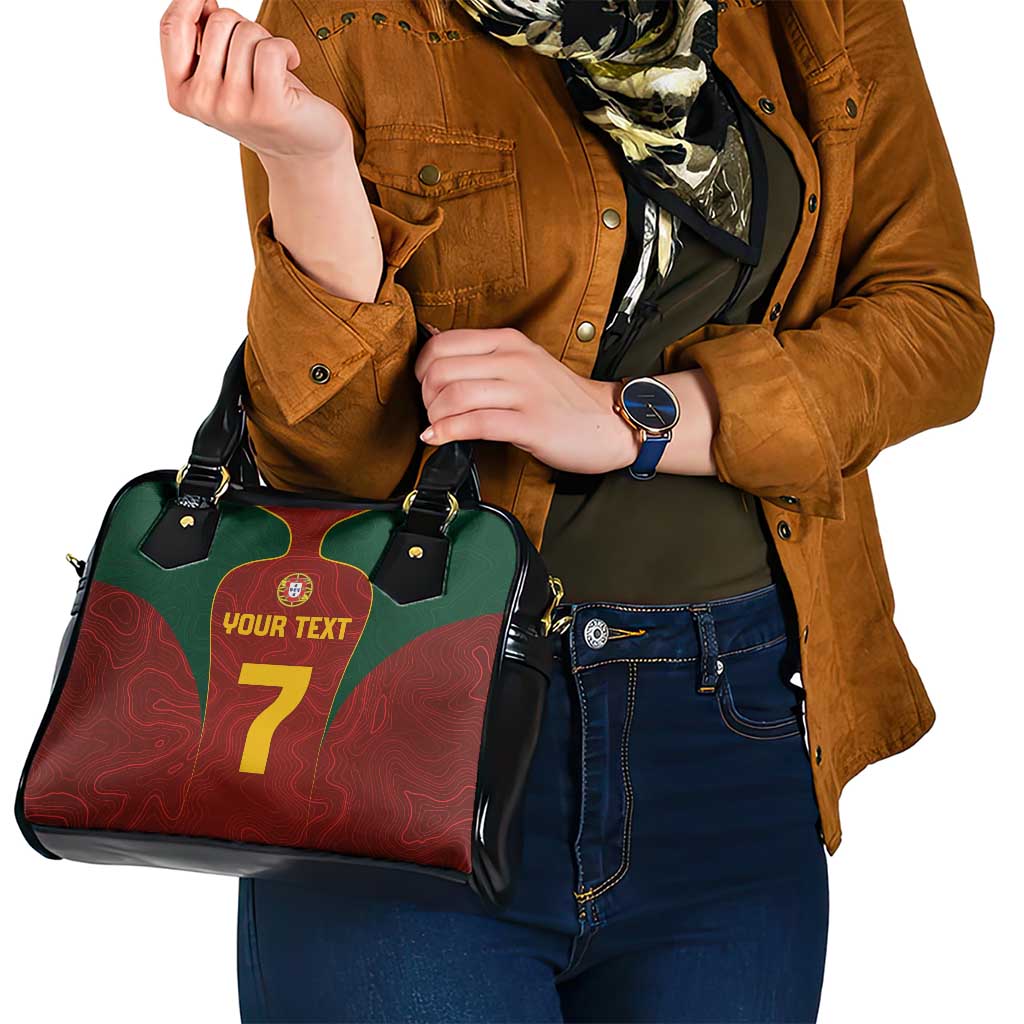 Custom Portugal Football Shoulder Handbag A Selecao das Quinas LT03