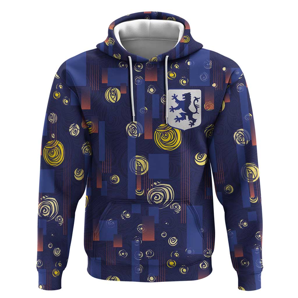 Custom Netherlands Football Hoodie Starry Night Style LT03