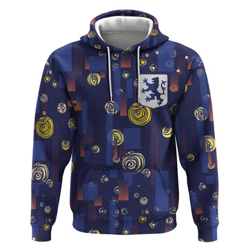 Custom Netherlands Football Hoodie Starry Night Style LT03