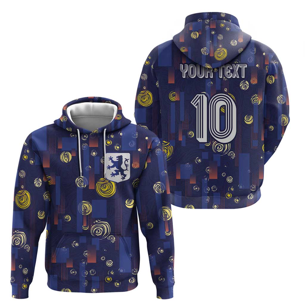 Custom Netherlands Football Hoodie Starry Night Style LT03