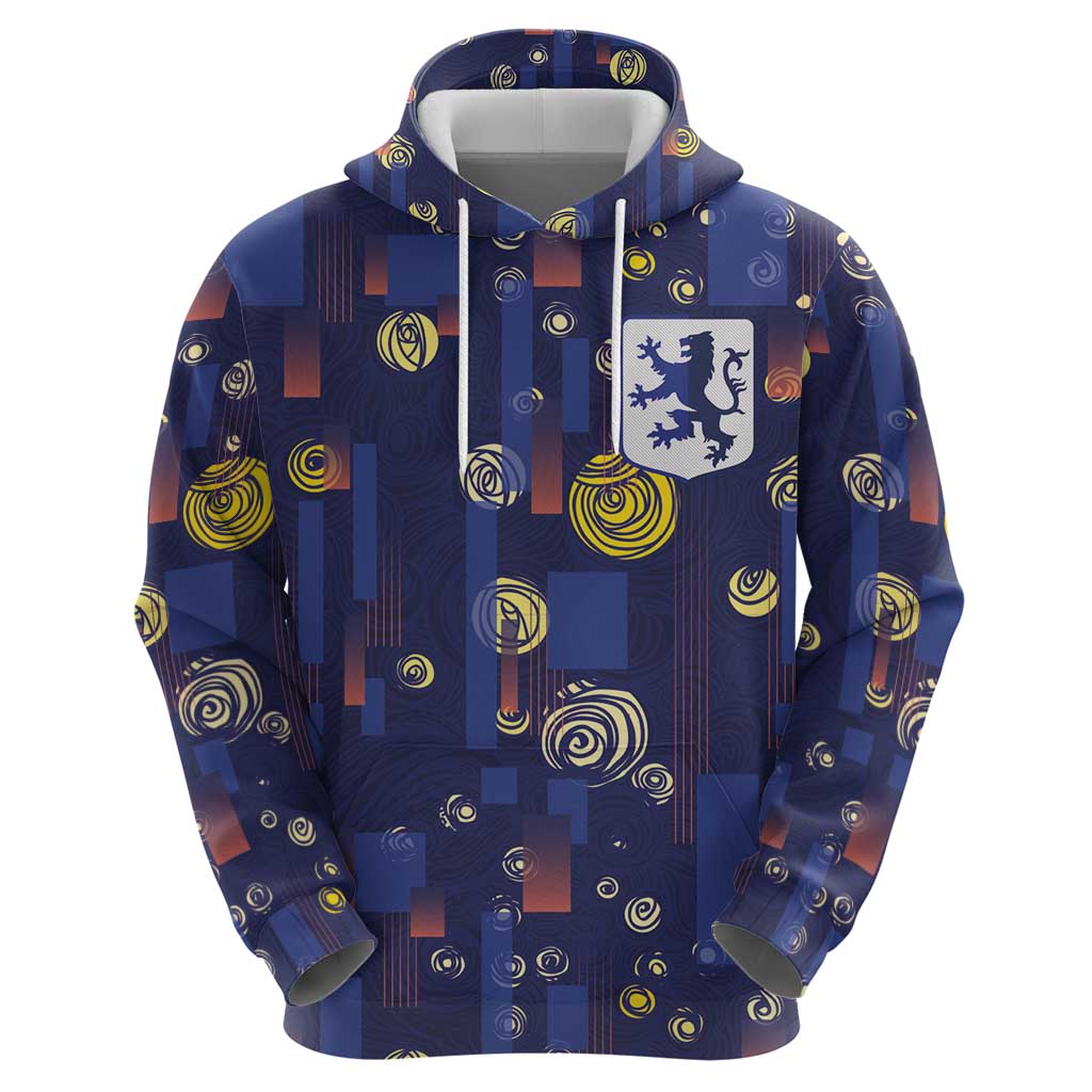 Custom Netherlands Football Hoodie Starry Night Style LT03