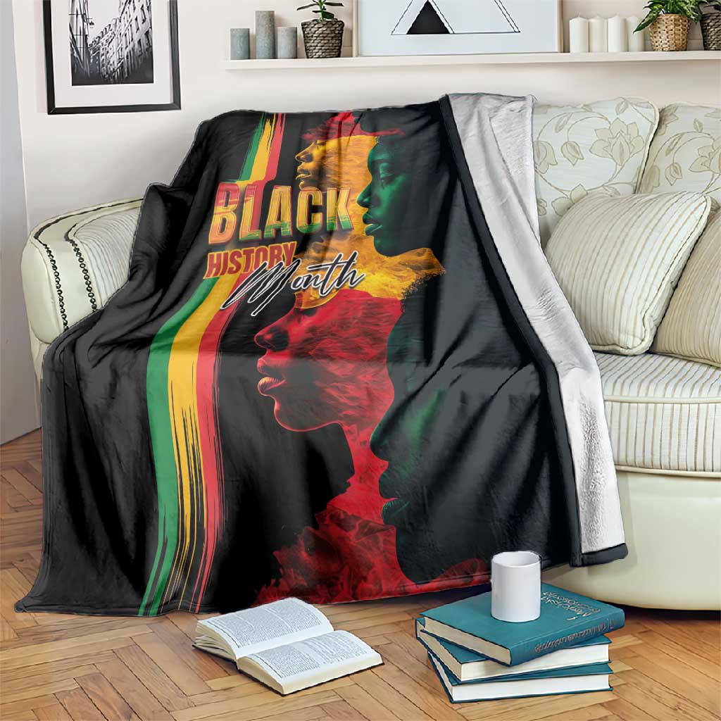 Afro - Black History Month Blanket Black Soul - I'm Black Every Month LT03