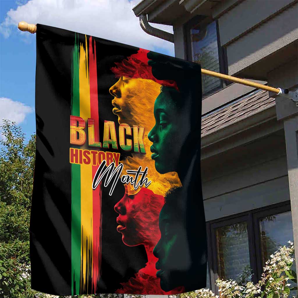 Afro - Black History Month Garden Flag Black Soul - I'm Black Every Month LT03