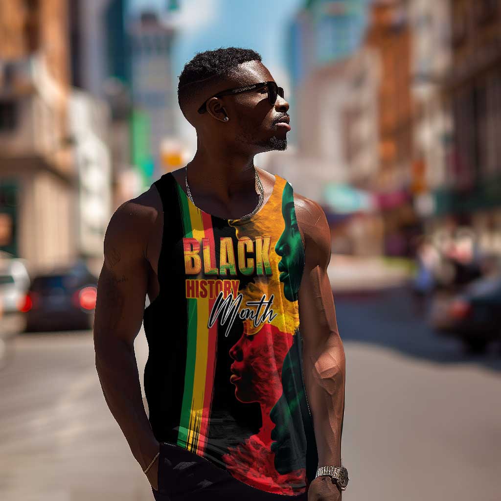 Afro - Black History Month Men Tank Top Black Soul - I'm Black Every Month LT03