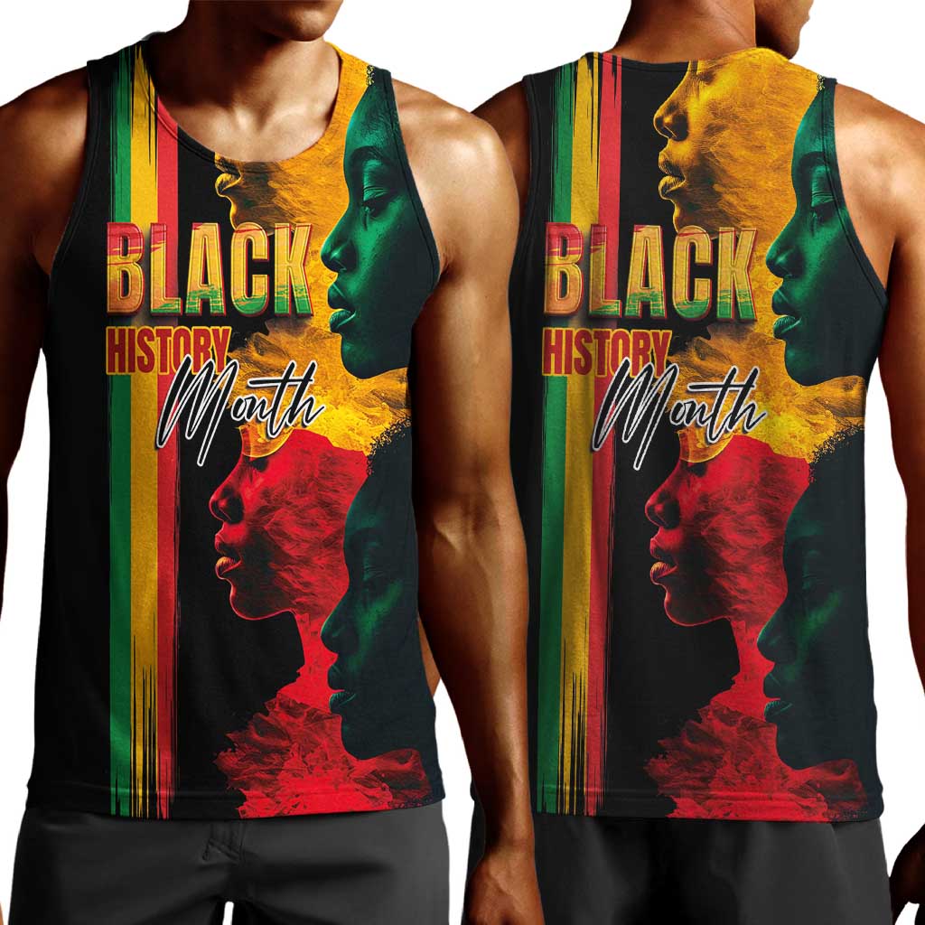 Afro - Black History Month Men Tank Top Black Soul - I'm Black Every Month LT03