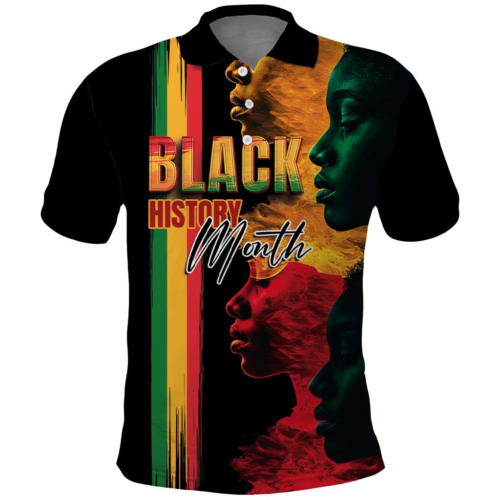 Black History Month Polo Shirt Black Soul - I'm Black Every Month LT03