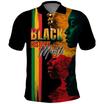 Black History Month Polo Shirt Black Soul - I'm Black Every Month LT03