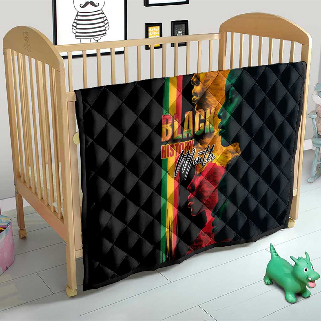Afro - Black History Month Quilt Black Soul - I'm Black Every Month LT03
