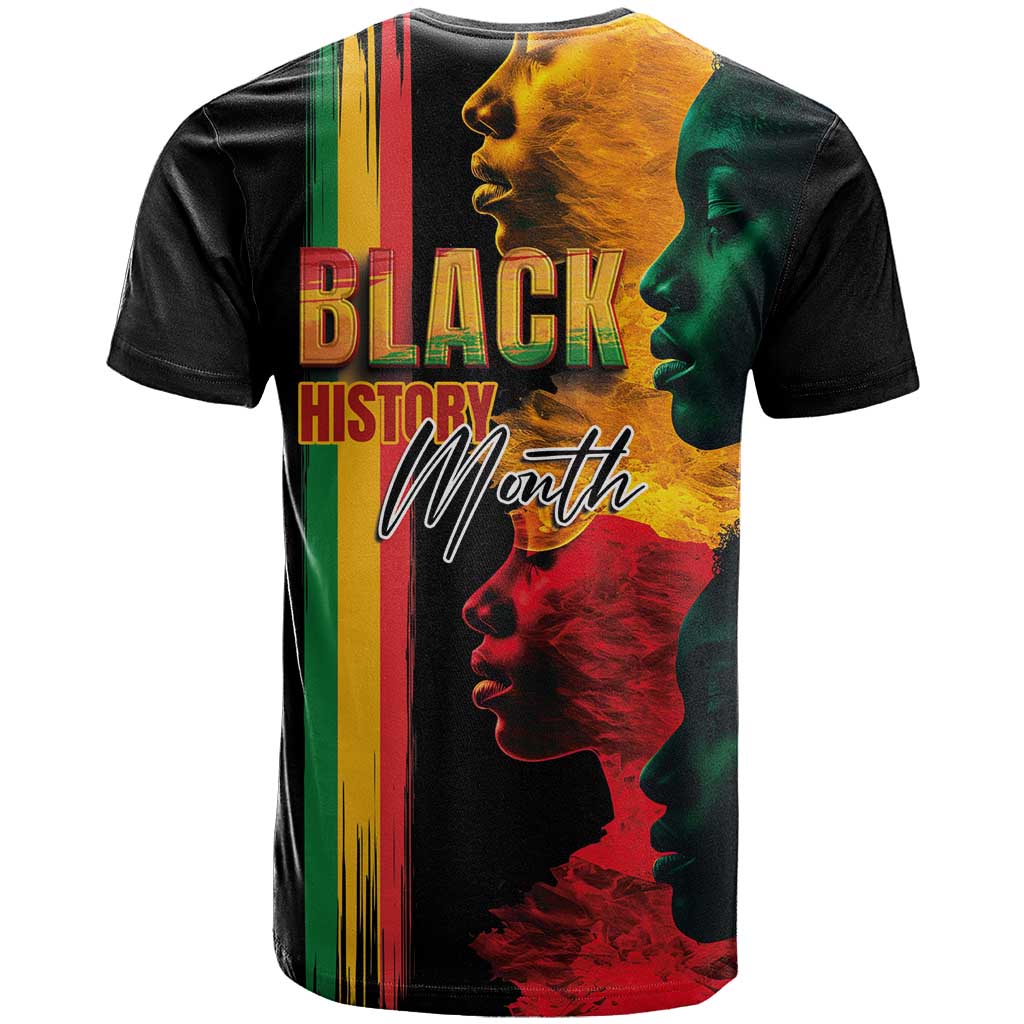 Afro - Black History Month T shirt Black Soul - I'm Black Every Month LT03
