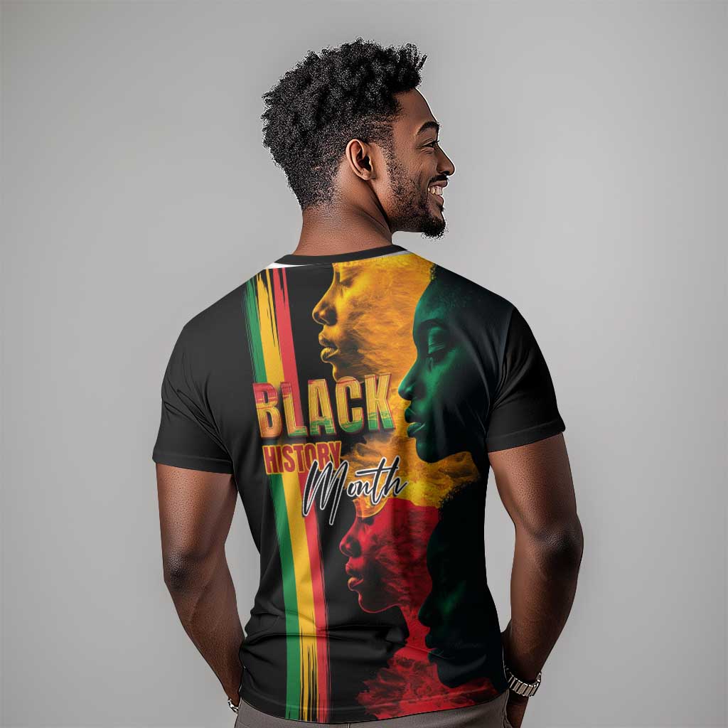 Afro - Black History Month T shirt Black Soul - I'm Black Every Month LT03