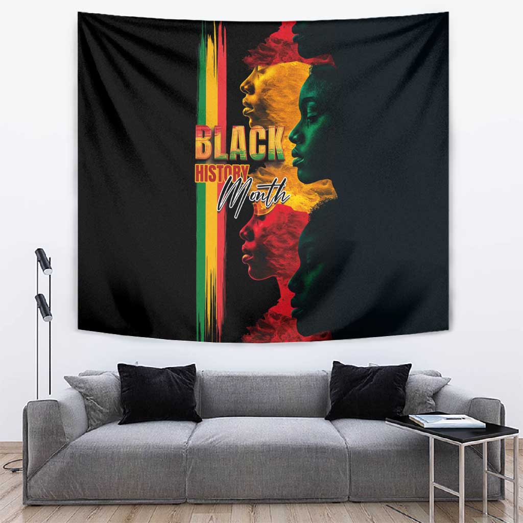 Afro - Black History Month Tapestry Black Soul - I'm Black Every Month LT03