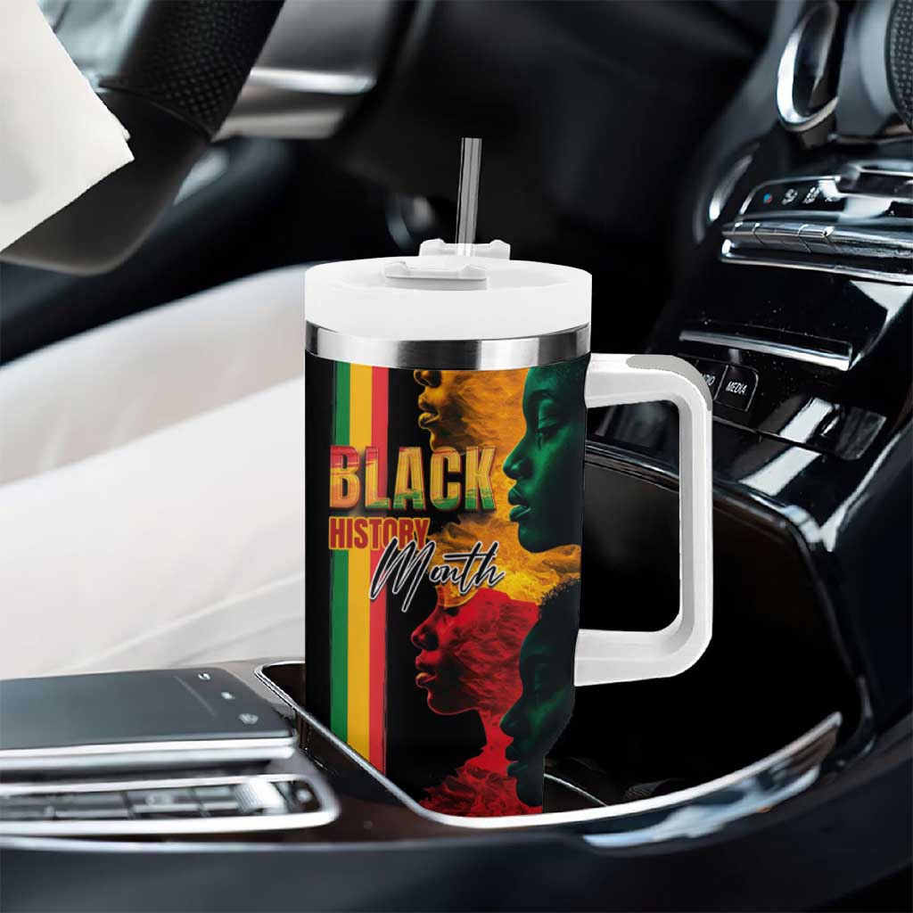 Afro - Black History Month Tumbler With Handle Black Soul - I'm Black Every Month LT03