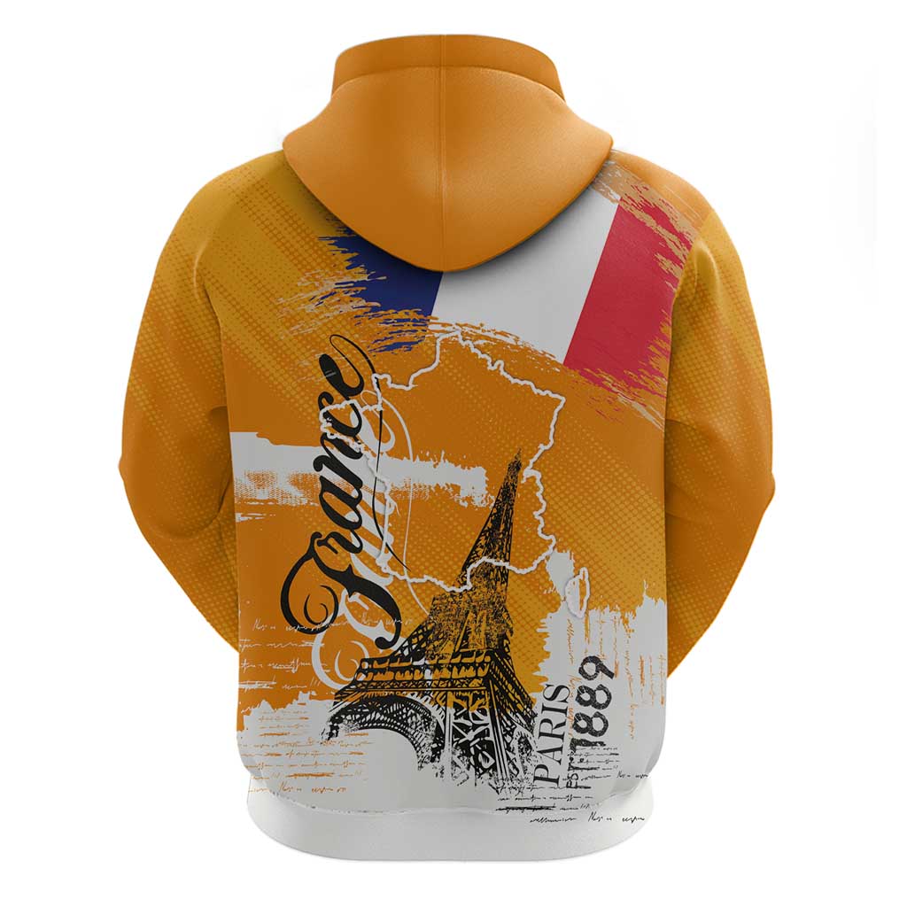 Bastille Day Hoodie France Typography Art Grunge Style LT03