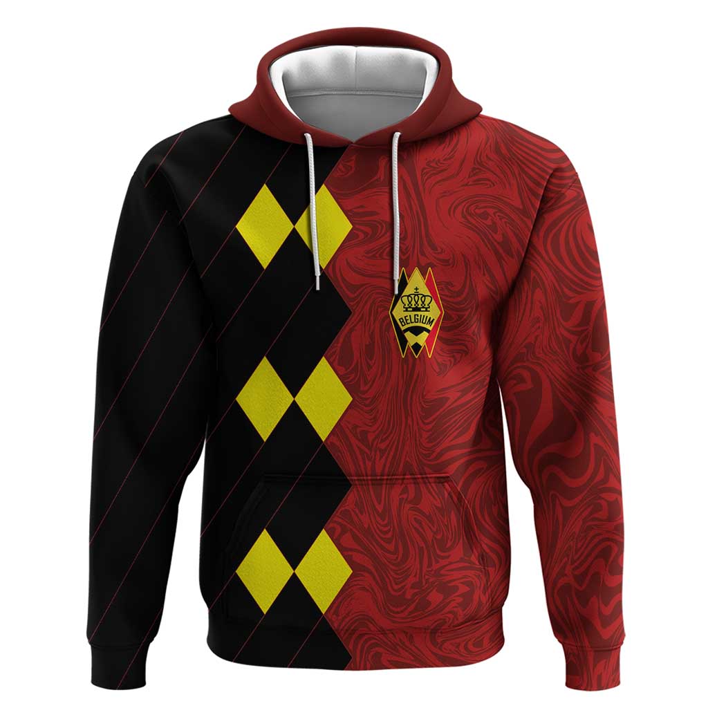 Custom Belgium Football 2024 Go Champion Hoodie LT03