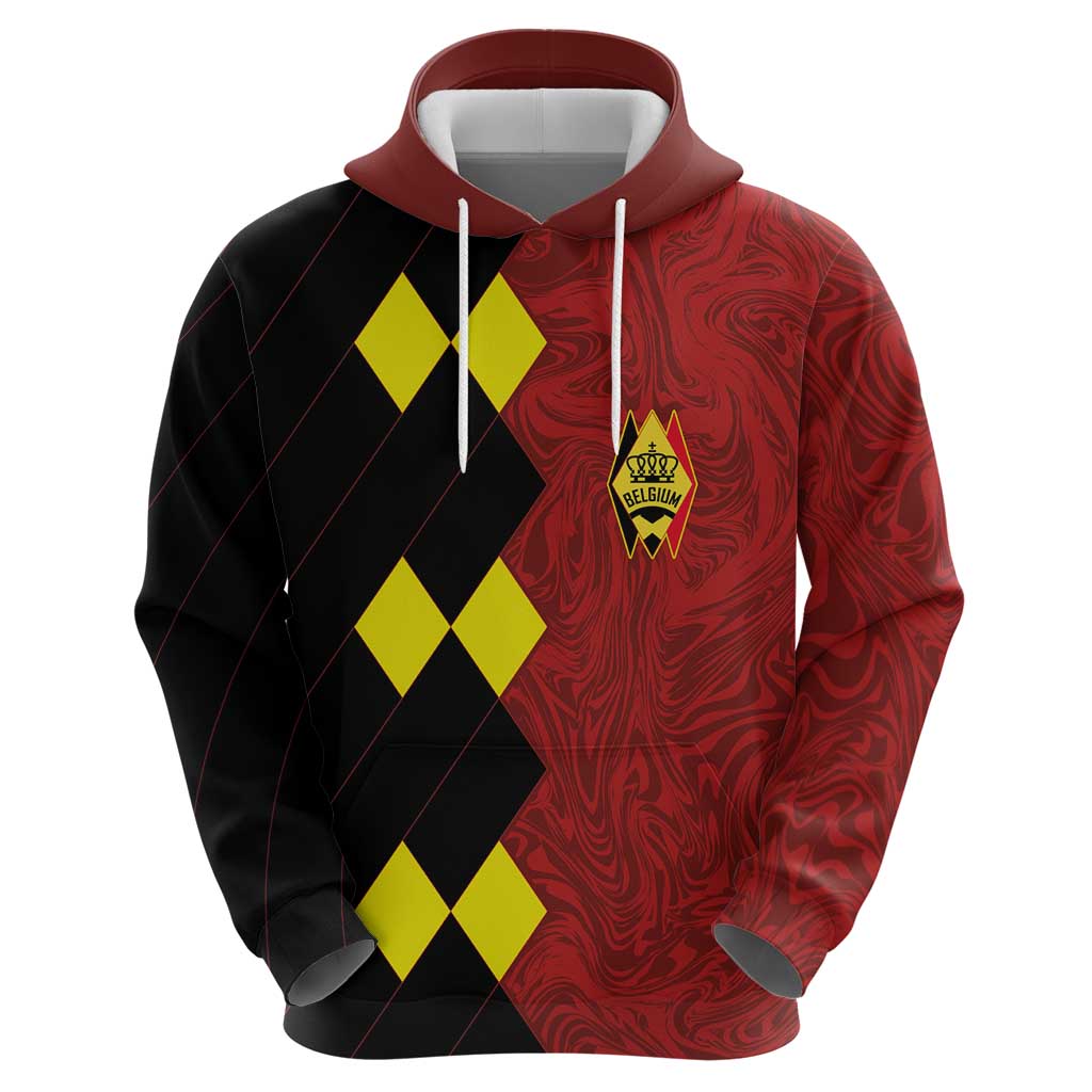 Custom Belgium Football 2024 Go Champion Hoodie LT03