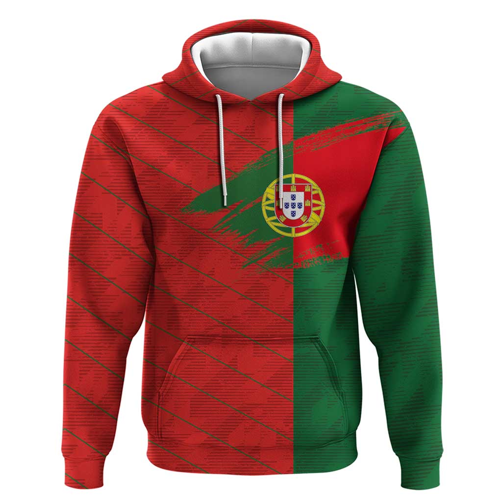 Custom Portugal Football 2024 Go Champion Hoodie LT03