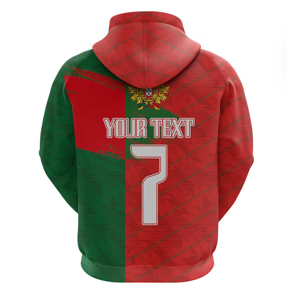 Custom Portugal Football 2024 Go Champion Hoodie LT03