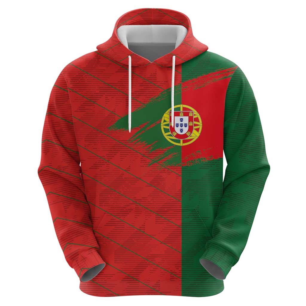 Custom Portugal Football 2024 Go Champion Hoodie LT03