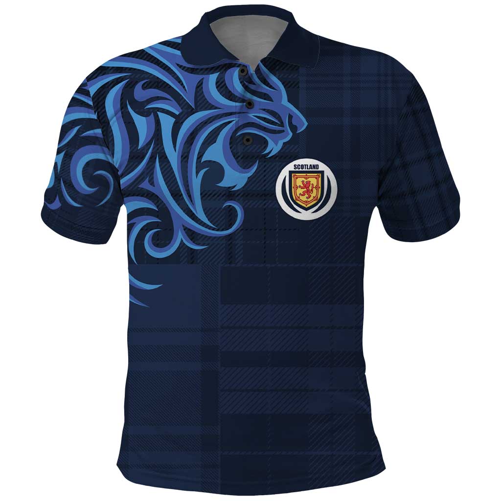 Custom Scotland Football 2024 Go Champion Polo Shirt LT03