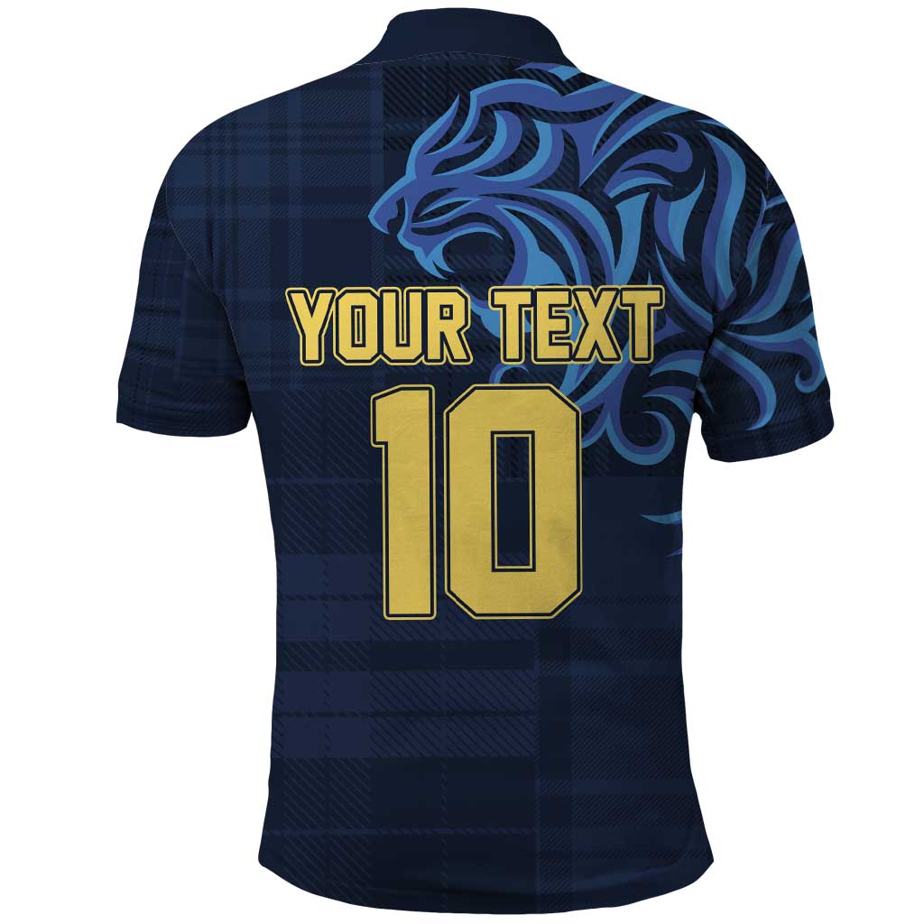 Custom Scotland Football 2024 Go Champion Polo Shirt LT03