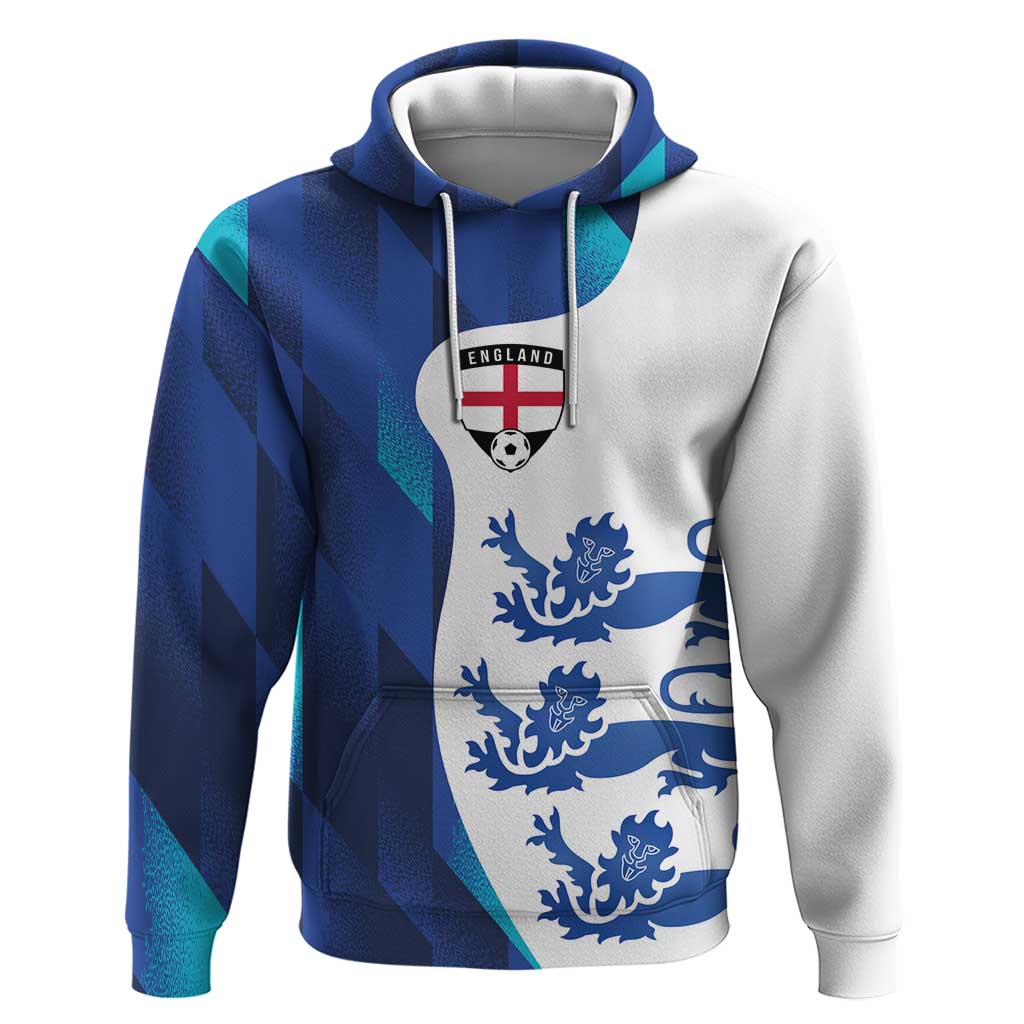 Custom England Football 2024 Go Champion Hoodie LT03