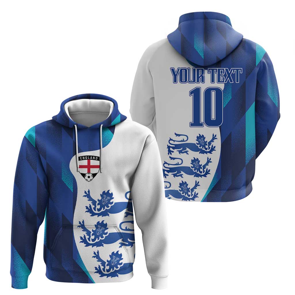 Custom England Football 2024 Go Champion Hoodie LT03