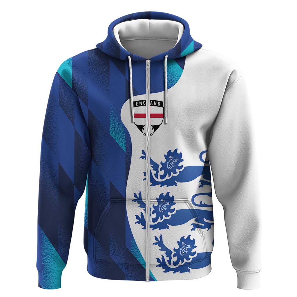 Custom England Football 2024 Go Champion Hoodie LT03