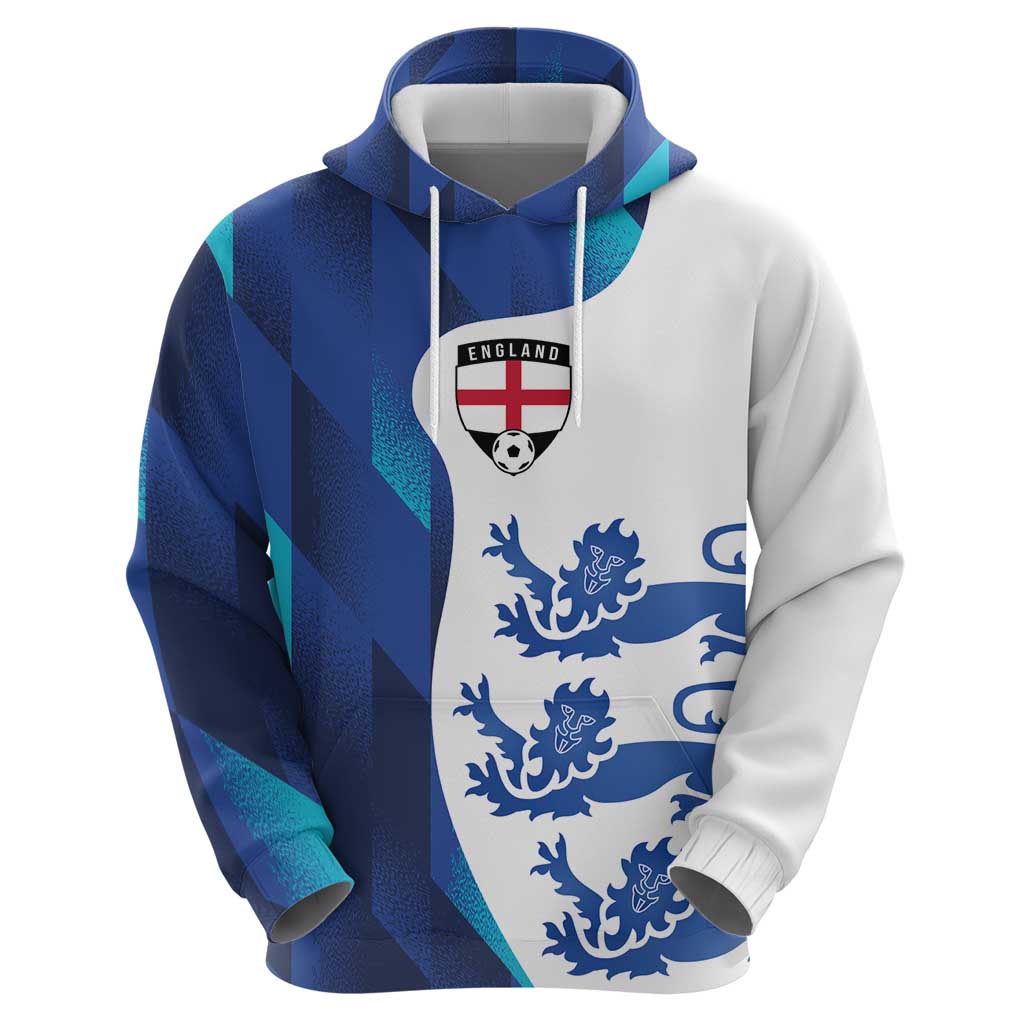 Custom England Football 2024 Go Champion Hoodie LT03