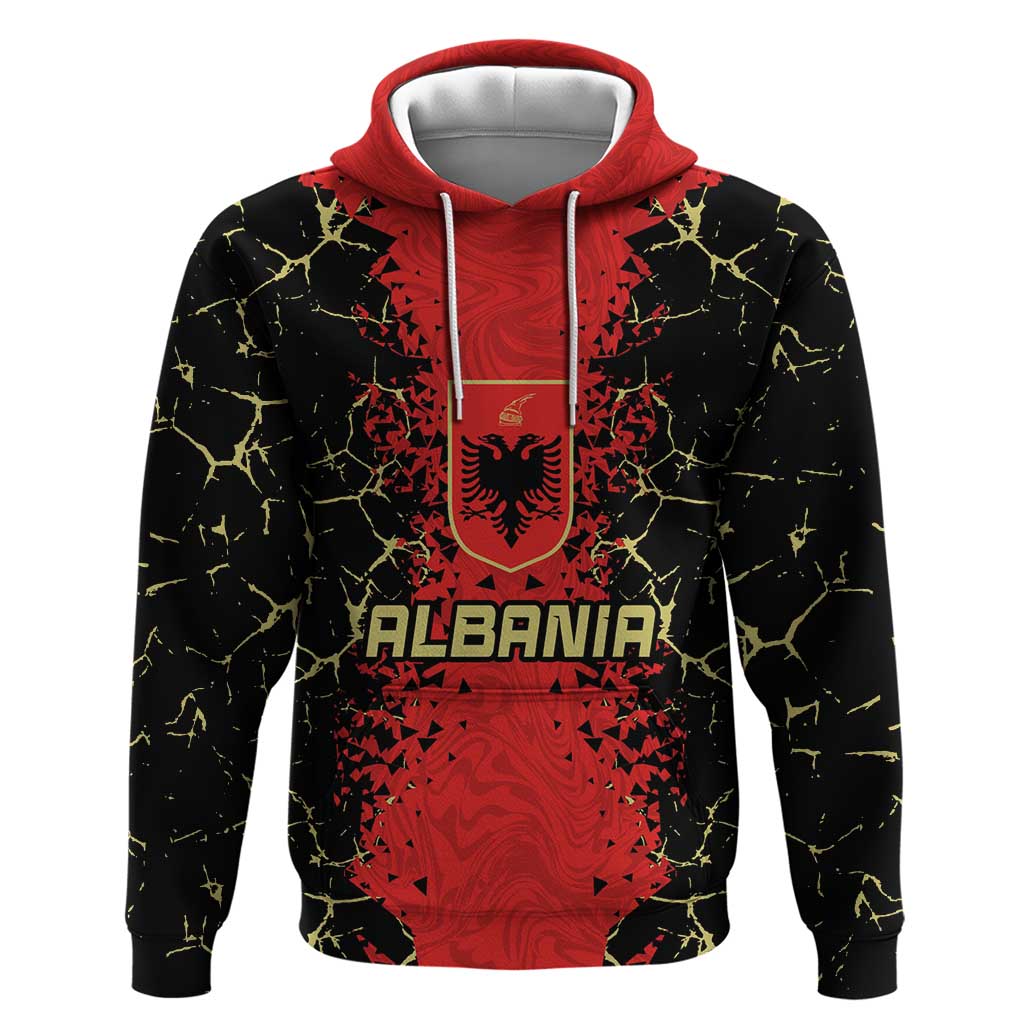 Custom Albania Football 2024 Go Champion Hoodie LT03