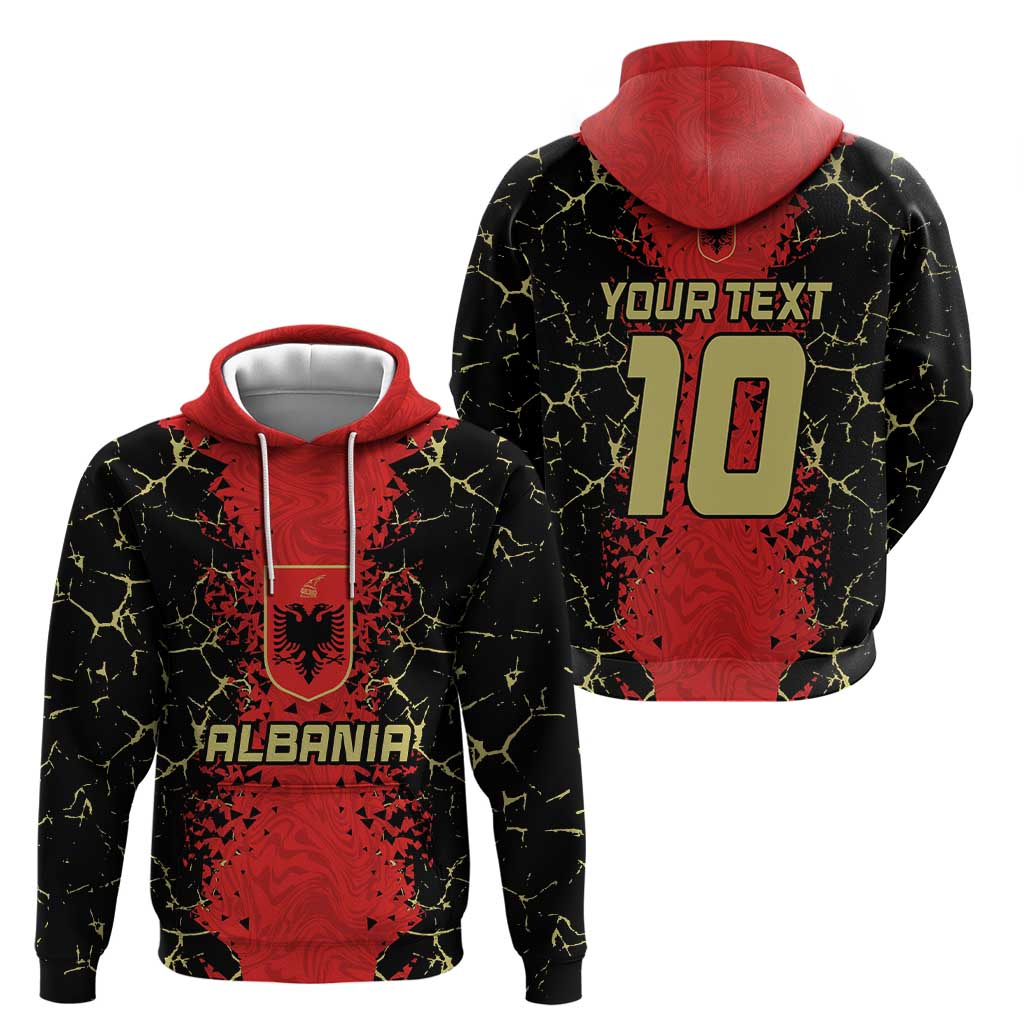 Custom Albania Football 2024 Go Champion Hoodie LT03