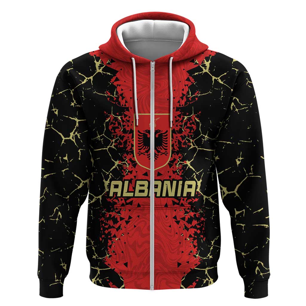 Custom Albania Football 2024 Go Champion Hoodie LT03