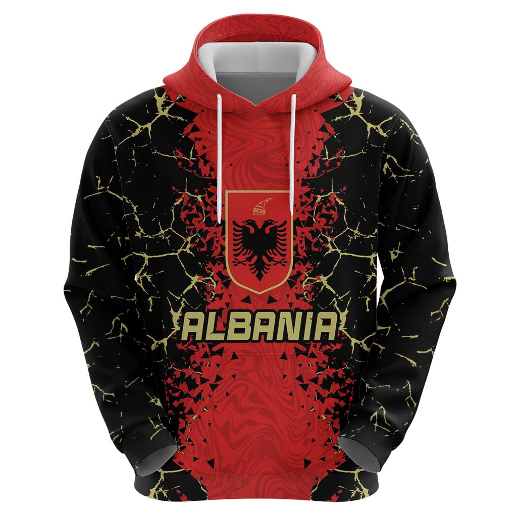 Custom Albania Football 2024 Go Champion Hoodie LT03