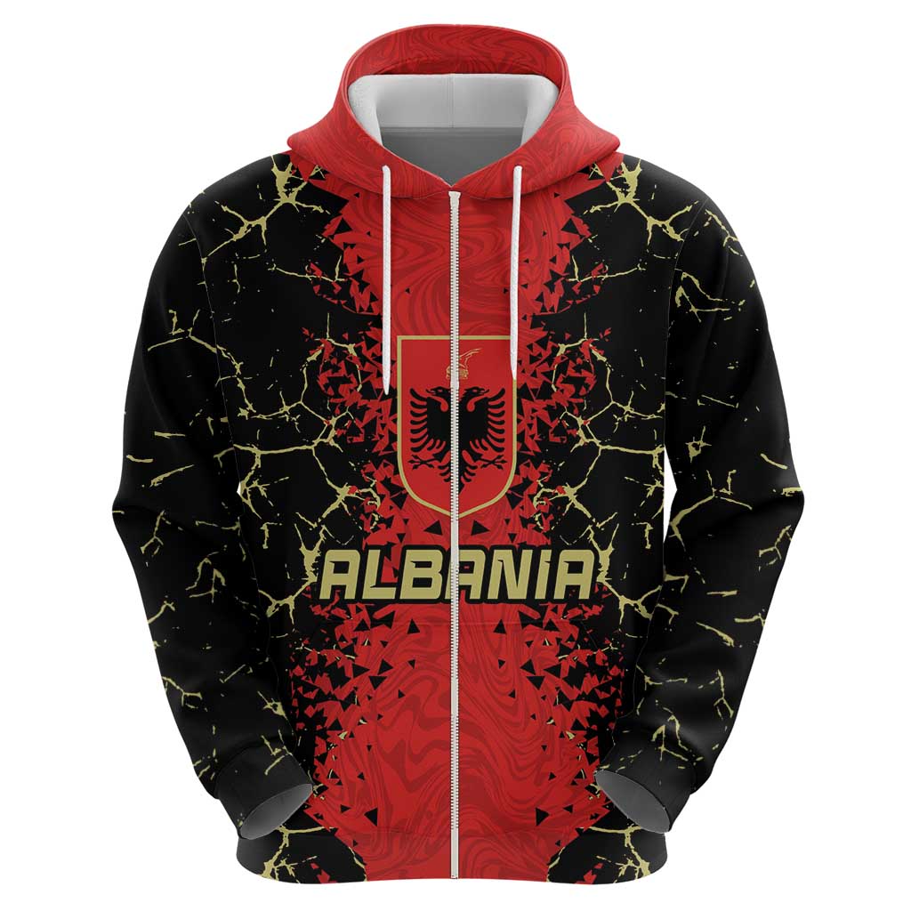 Custom Albania Football 2024 Go Champion Hoodie LT03