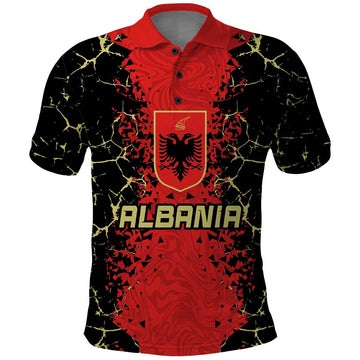 Custom Albania Football 2024 Go Champion Polo Shirt LT03