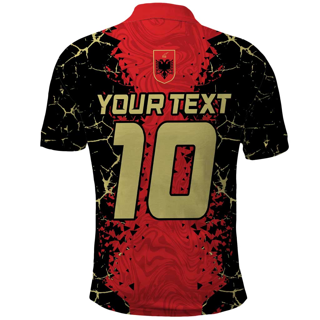 Custom Albania Football 2024 Go Champion Polo Shirt LT03