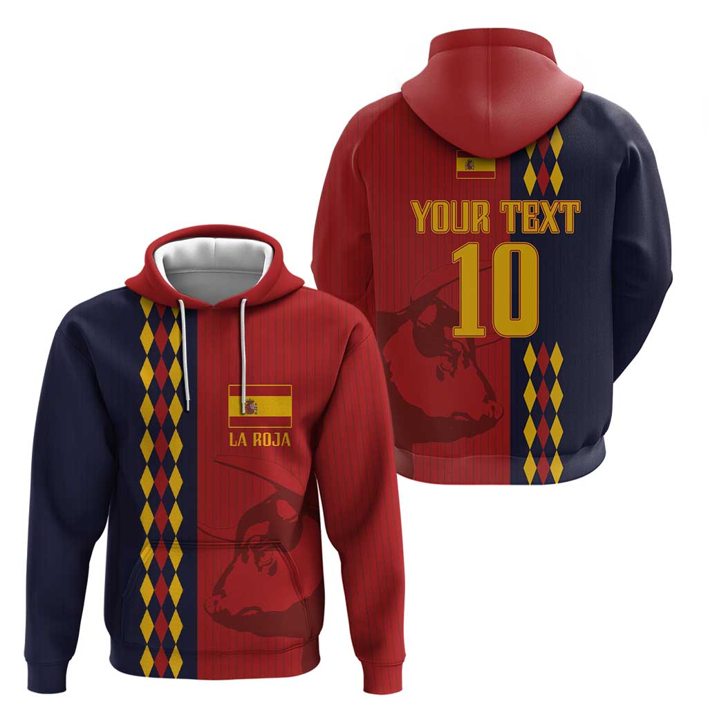 Custom Spain Football 2024 Go Champion Hoodie LT03