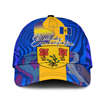 Barbados Emancipation Day Classic Cap Coat of Arms and Map National Flag Style LT03
