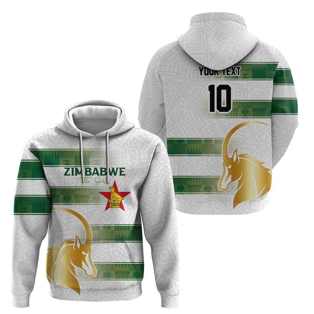 Custom Zimbabwe Rugby The Champions 2025 Hoodie The Gold Sables Version LT03