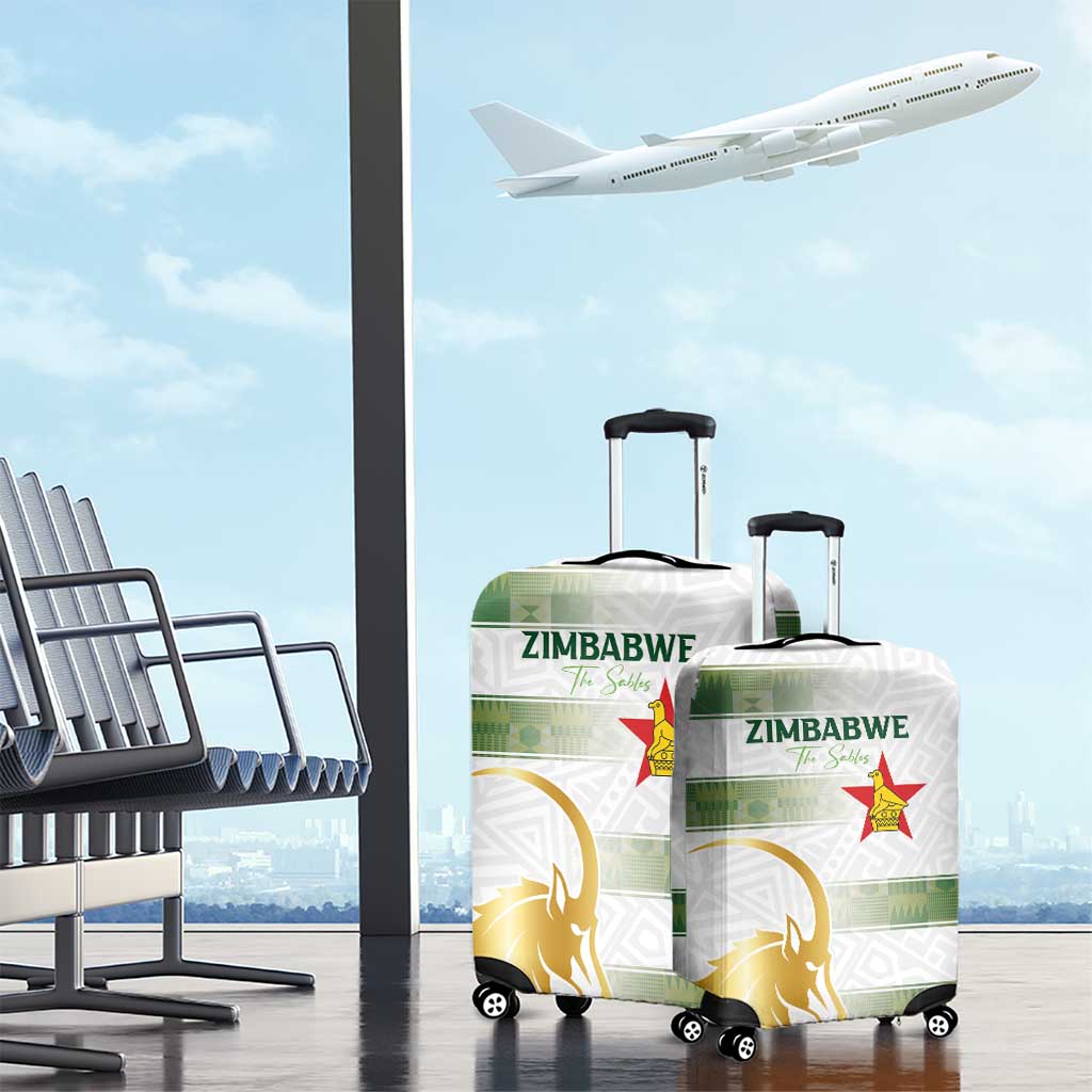 Zimbabwe Rugby The Champions 2025 Luggage Cover The Gold Sables Version LT03