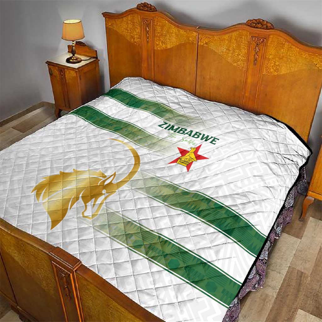 Zimbabwe Rugby Champions of Africa Quilt The Gold Sables Version LT03