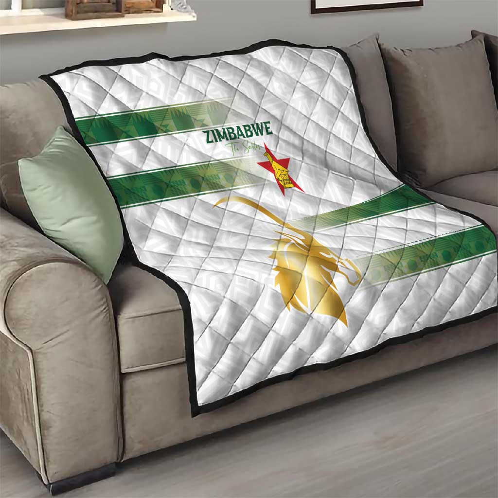 Zimbabwe Rugby Champions of Africa Quilt The Gold Sables Version LT03