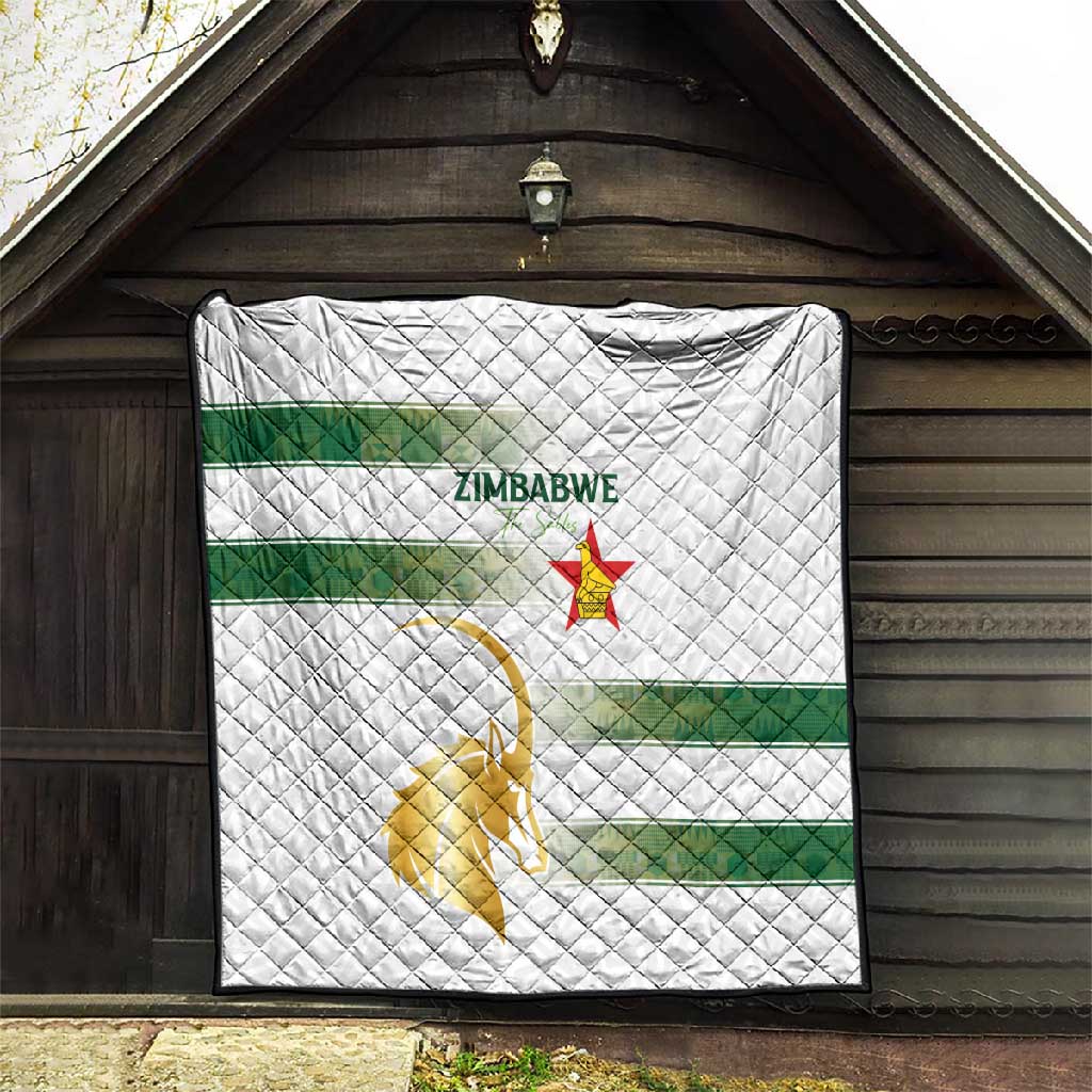 Zimbabwe Rugby Champions of Africa Quilt The Gold Sables Version LT03