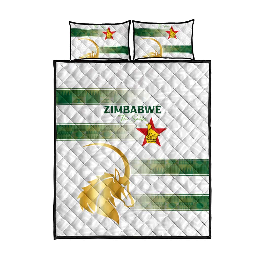 Zimbabwe Rugby Champions of Africa Quilt Bed Set The Gold Sables Version LT03