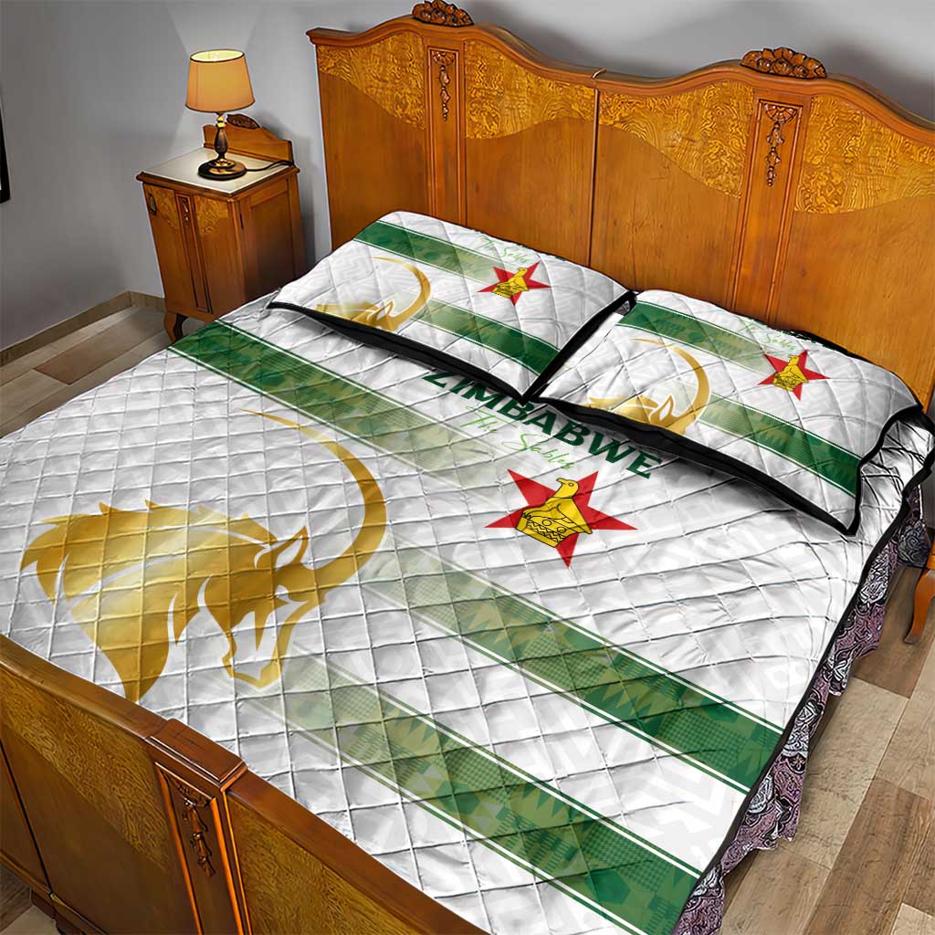 Zimbabwe Rugby Champions of Africa Quilt Bed Set The Gold Sables Version LT03