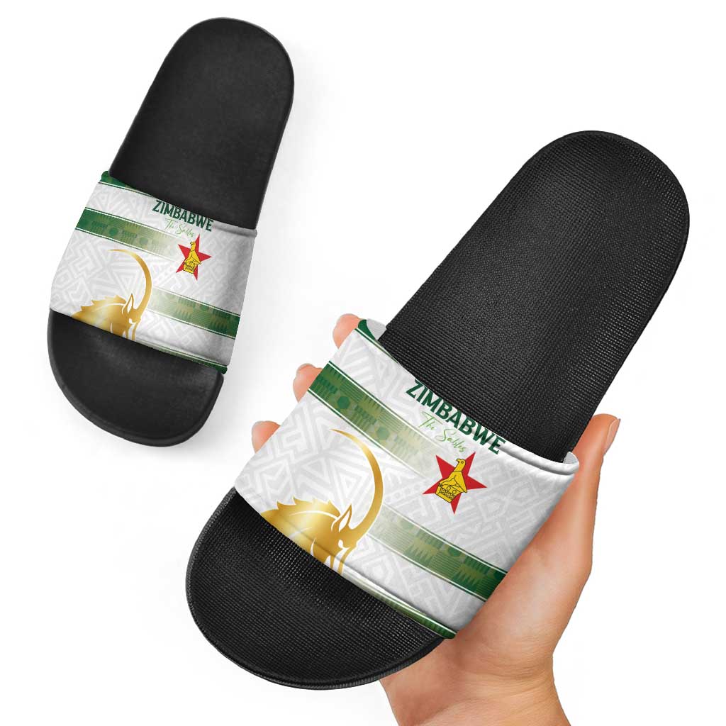 Zimbabwe Rugby The Champions 2025 Slide Sandals The Gold Sables Version LT03