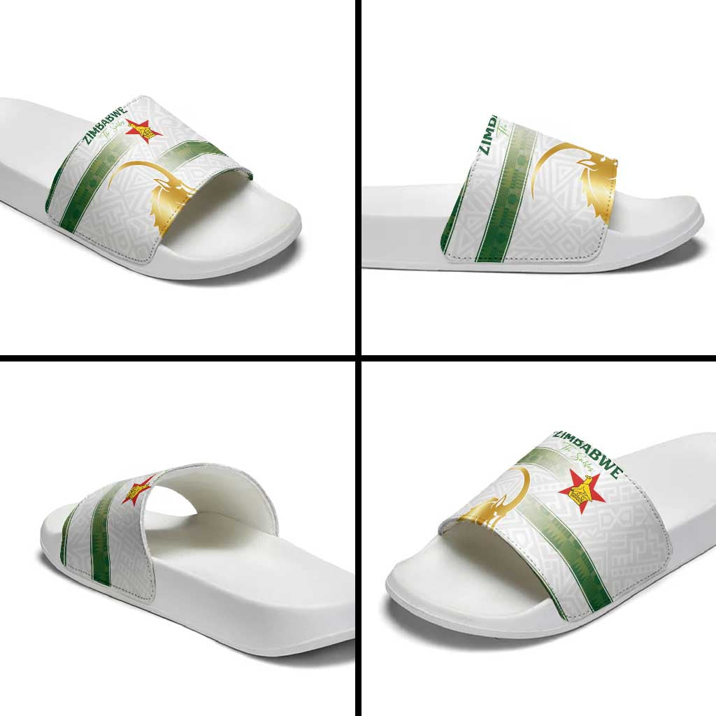 Zimbabwe Rugby The Champions 2025 Slide Sandals The Gold Sables Version LT03