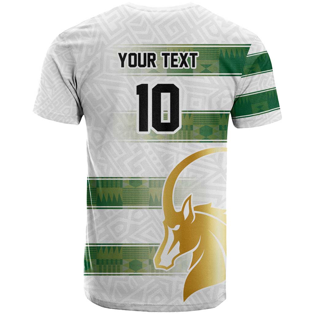 Custom Zimbabwe Rugby Champions of Africa T shirt The Gold Sables Version LT03
