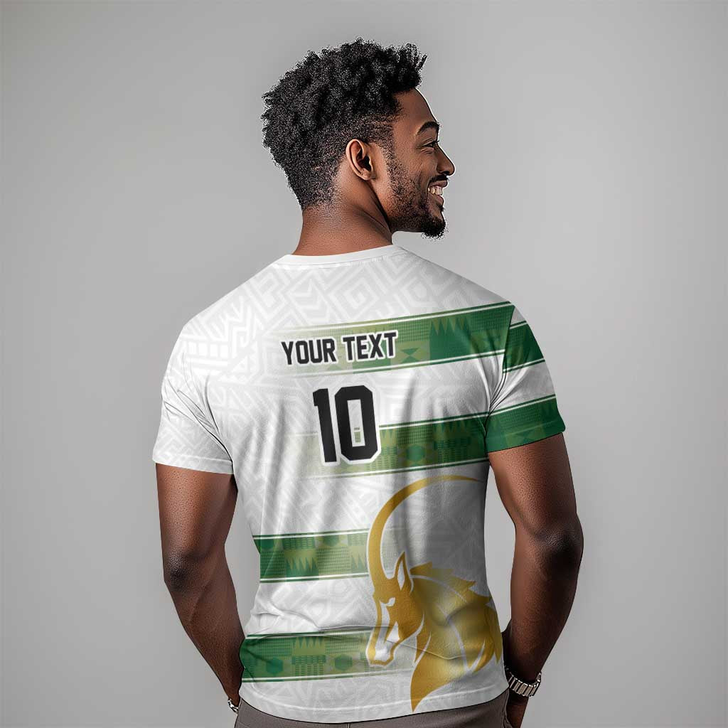Custom Zimbabwe Rugby Champions of Africa T shirt The Gold Sables Version LT03