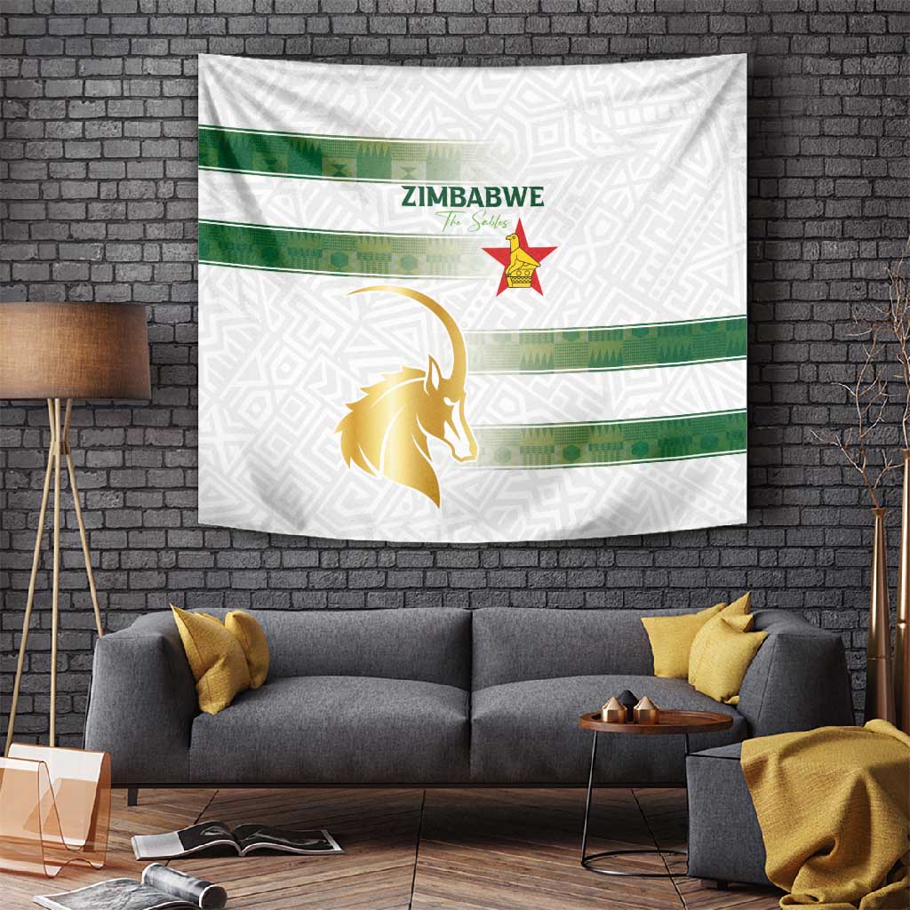 Zimbabwe Rugby Champions of Africa Tapestry The Gold Sables Version LT03